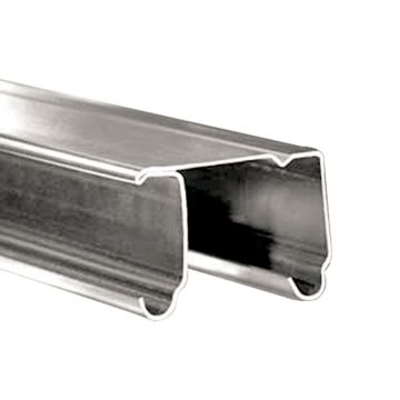 Riel de acero zincado de 2mts para herraje U-20 Ducasse