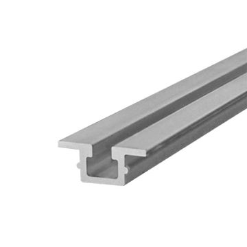 Riel simple embutido 3mts CX Ducasse