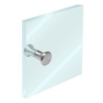 Perilla para puerta de cristal 30 x 30 satín K-276 Axcent