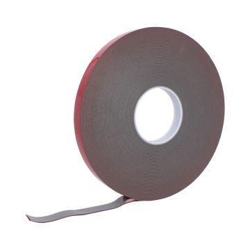 Cinta acrílica gris 12 mm x 33 metros ECGB-007 Ergy