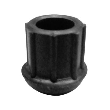 Regatón de hule costilla redondo de 5/8"