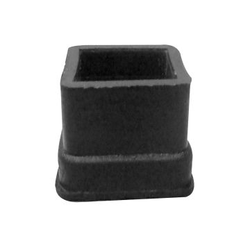 Regatón de hule cuadrado de 1"