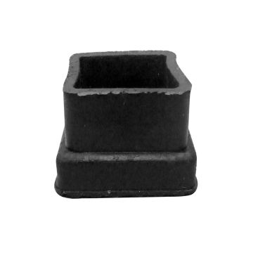 Regatón de hule cuadrado de 1-1/2"