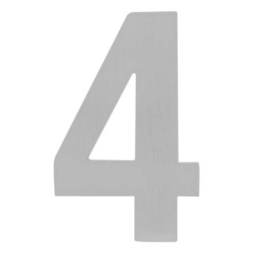 Número decorativo #4 Inoxx Italy Rish