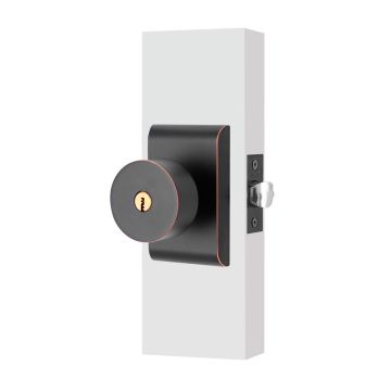 Cerradura para recámara bronce antiguo Santa Fe MX89559 Yale