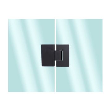 Bisagra vidrio-vidrio a 180° negro mate SH330N Axcent