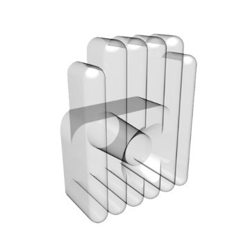 Cargador de espejo de 3 mm tipo mano de chango Herralum