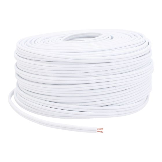 Cable eléctrico POT/DUPLEX calibre 16 blanco 10250 Adir