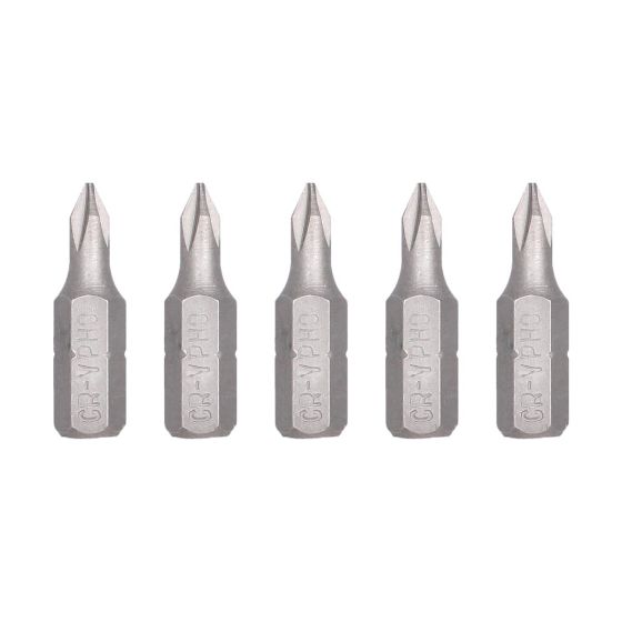 Juego de 5 puntas PH#0 Phillips 1" 10604 Adir