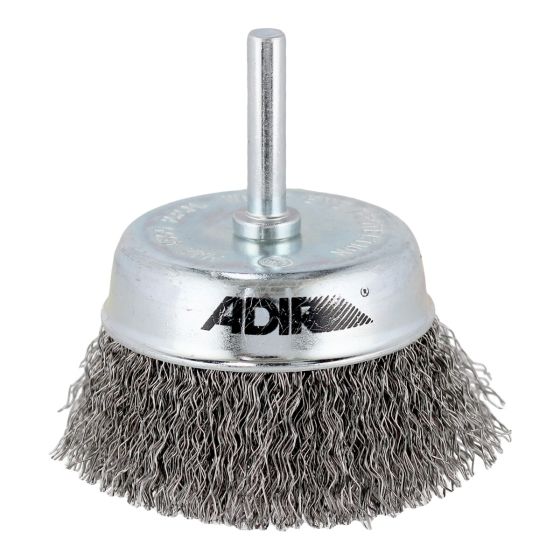 Carda de copa alambre ondulado grueso 10677 Adir