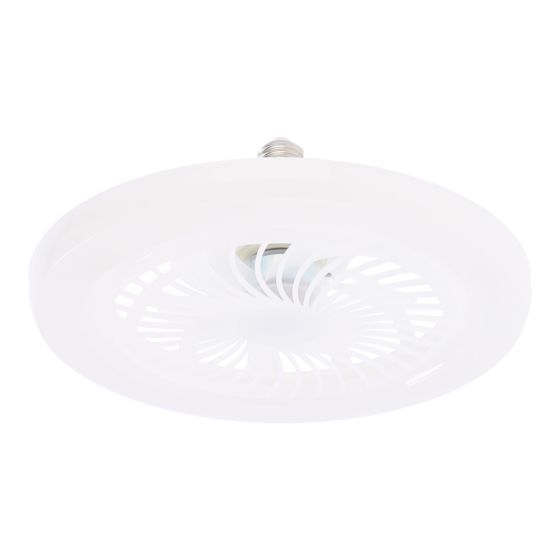 Lámpara / Ventilador de techo multiposición con luz LED Blanca 10735 Adir