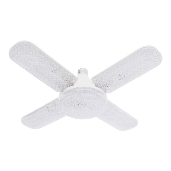 Lámpara LED tipo ventilador 4 aspas 55 W blanco 10737 Adir