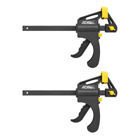 Juego de 2 Prensas sargento de ajuste rápido 6" 11614 Adir