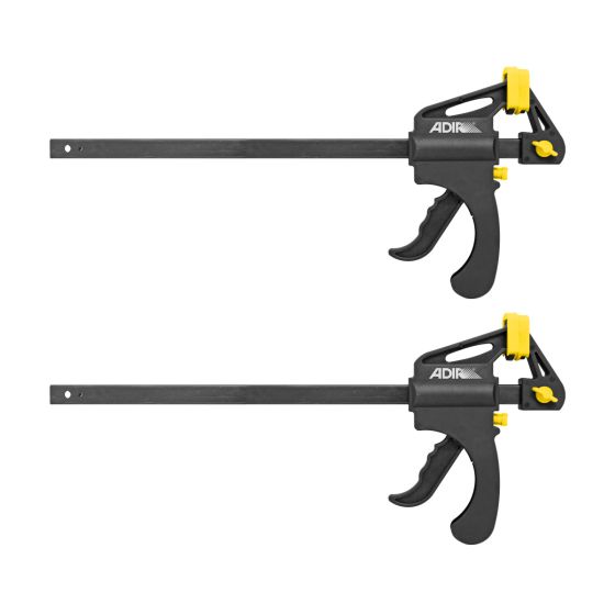 Juego de 2 Prensas sargento de ajuste rápido 12" 11615 Adir