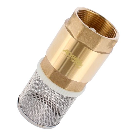 Válvula de pie pichancha 1-1/2" con rejilla de acero inoxidable 11741 Adir