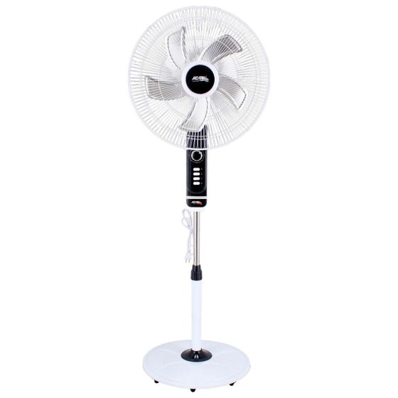 Ventilador de pedestal 20" blanco Silent & Turbo Power 12385 Adir