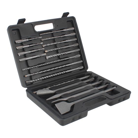 Juego de brocas y cinceles SDS PLUS 17 piezas 12565 Adir