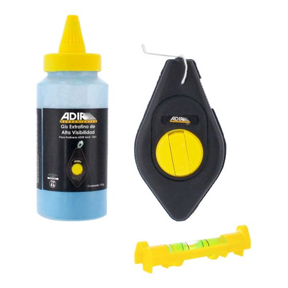 Tiralíneas con nivel de 30 metros 1261 Adir