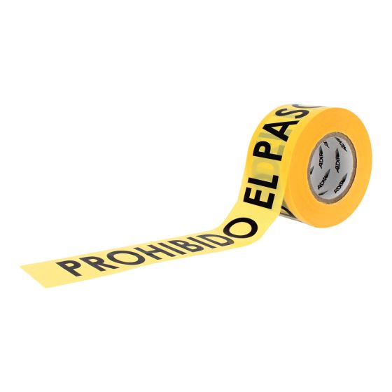 Cinta para barricada "PROHIBIDO" de 300 metros 1265 Adir