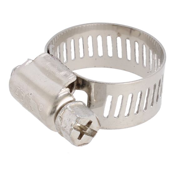 Abrazaderas de acero inoxidable 16 - 23 mm con 10 piezas 1364 Adir