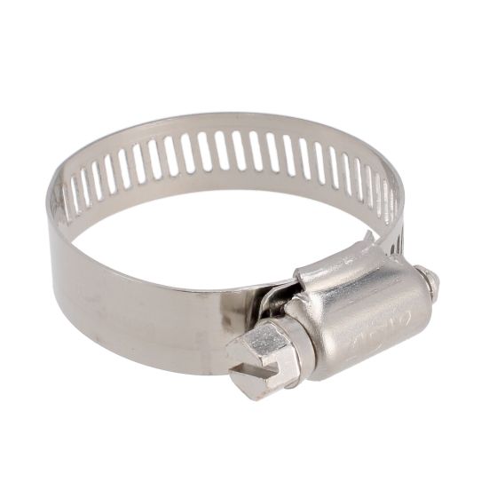 Abrazaderas de acero inoxidable 19 - 44 mm con 10 piezas 1368 Adir