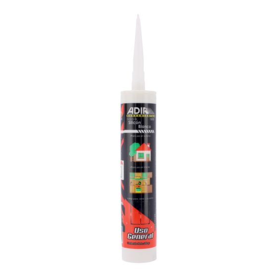 Silicón blanco uso general 280 g 1530 Adir