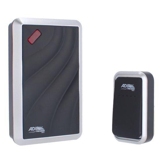 Timbre inalámbrico negro minimalista 36 tonos 15875 Adir