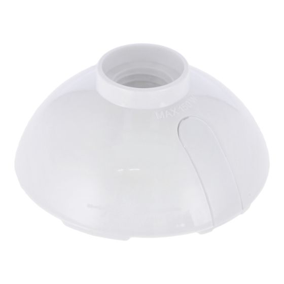 Socket redondo blanco de plástico 15916 Adir