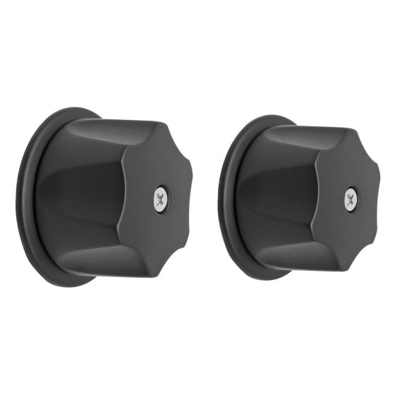 Juego de manerales para regadera negro mate 16019 Maxflu