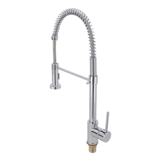 Monomando extraíble para fregadero cromado 16025 Maxflu