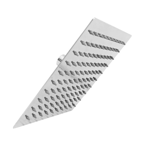 Regadera metálica cuadrada 8" cromo 2355 Maxflu