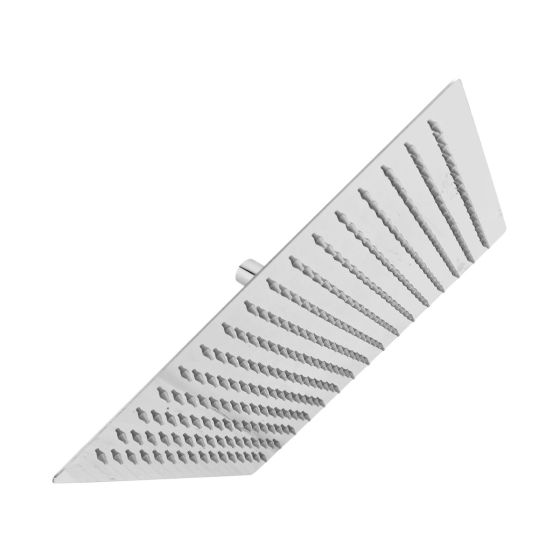 Regadera metálica cuadrada 12" cromo 2379 Maxflu
