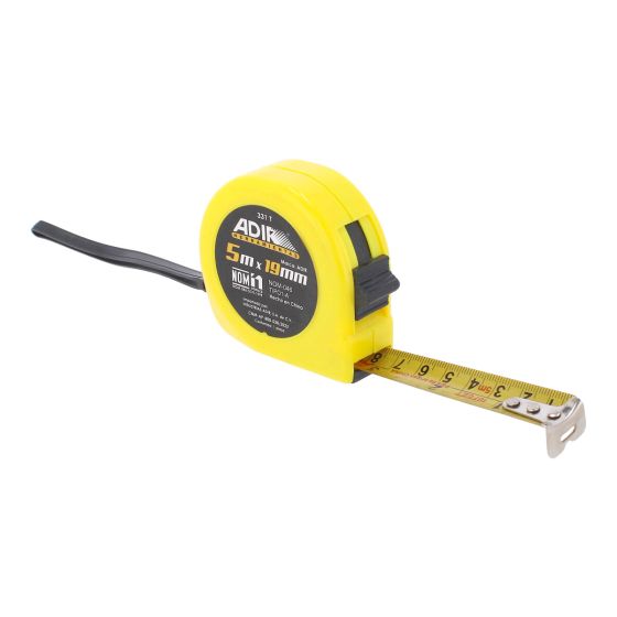 Flexómetro ergonómico 5 metros 331-T Adir