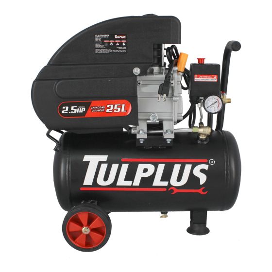 Compresor de aire 2.5 HP con tanque de 25 litros 3830 Tulplus