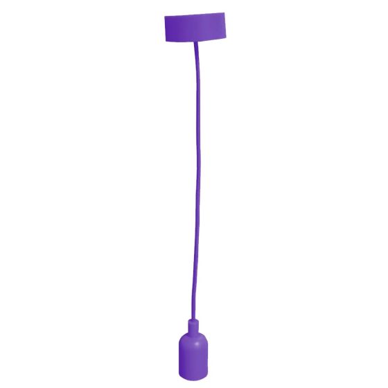 Luminario colgante tipo socket Morado 4224 Adir