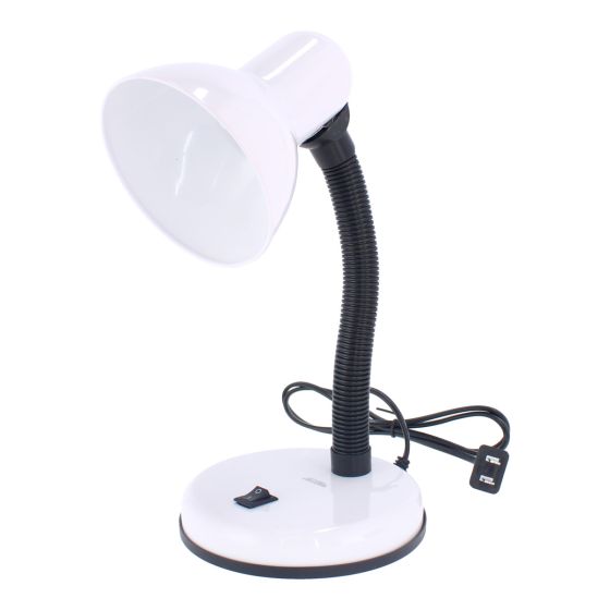 Luminario de escritorio flexible blanco 4705 Adir 