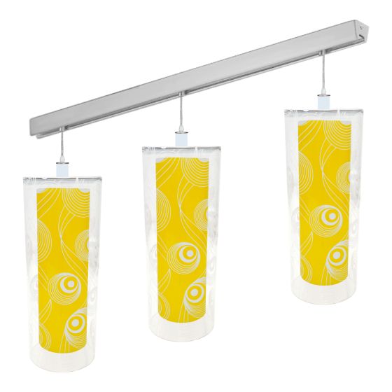 Luminario decorativo amarillo Kantamal 3 piezas 5165 Adir