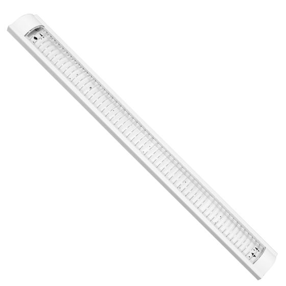 Luminario/gabinete con rejilla, 1,200 mm opalino 2 x 32 W 6656 Adir