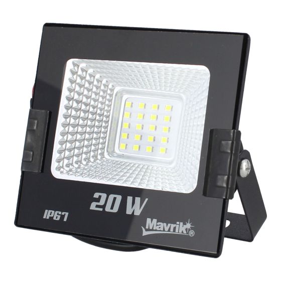 Reflector de led SMD 20 W luz blanca 8061 Mavrik