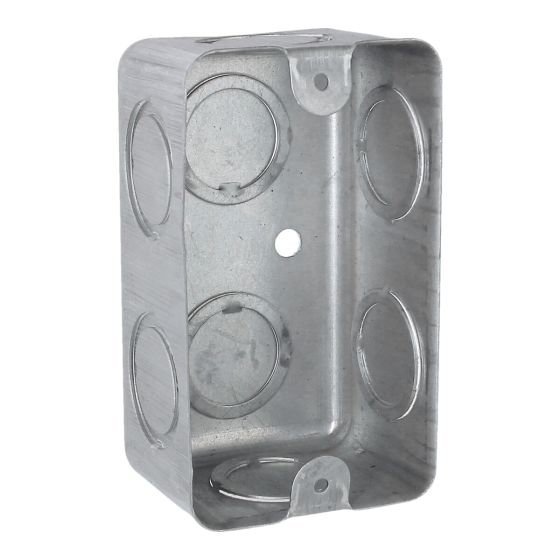 Caja tipo chalupa 2" x 4" rectangular reforzada 8652 Adir