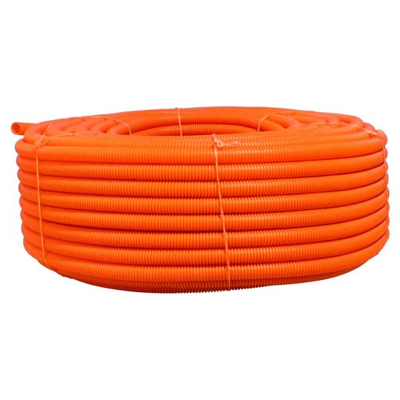 Manguera corrugada flexible naranja 50 metros x 3/4" 8668 Mavrik