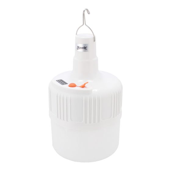 Foco LED tipo bulbo recargable 80 W 8968 Mavrik
