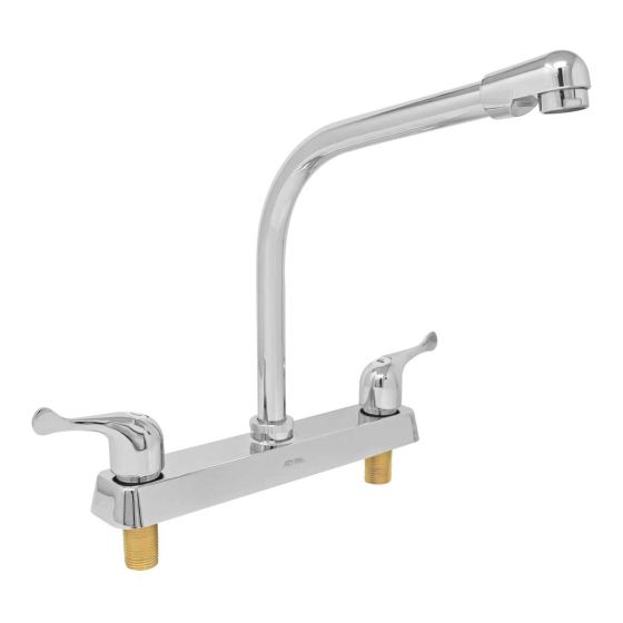 Mezcladora 8" para fregadero cuello tipo cobra 9202 Adir