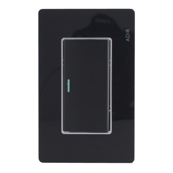 Placa con apagador sencillo Tiffany Cristal 9781 Adir