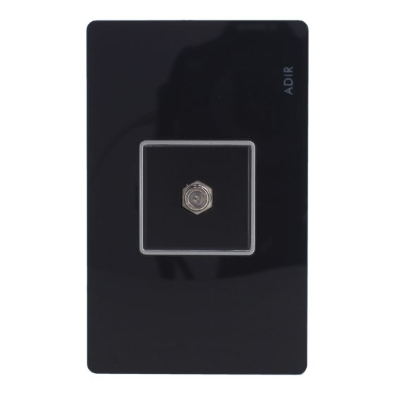 Placa con conector para televisor Tiffany Cristal 9796 Adir