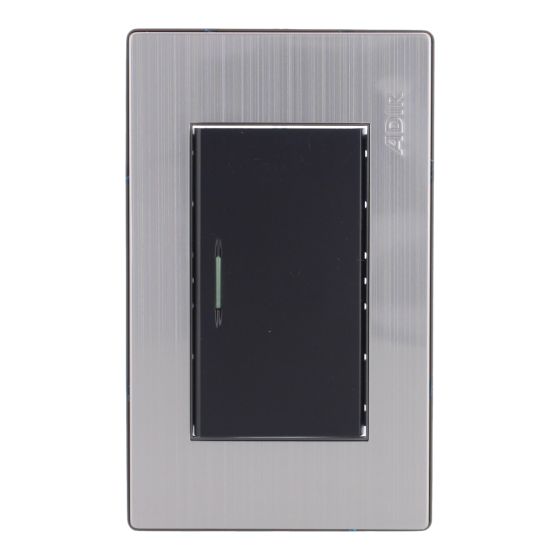 Placa con apagador sencillo Mayorca 9809 Adir