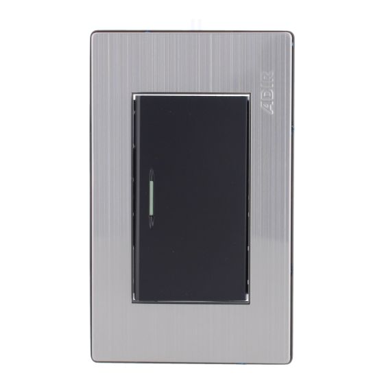 Placa con apagador de escalera Mayorca 9812 Adir