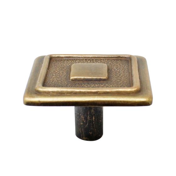 Jaladera botón italiano latón antiguo HE-790 Arte Fino