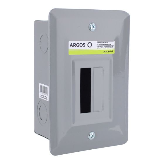 Centro de carga 2 unidades empotrar AQOD2-F ARGOS