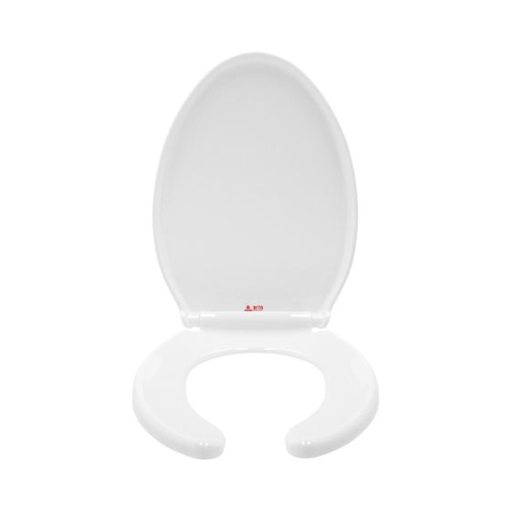 Asiento alargado blanco de cierre lento Plásticos Beta